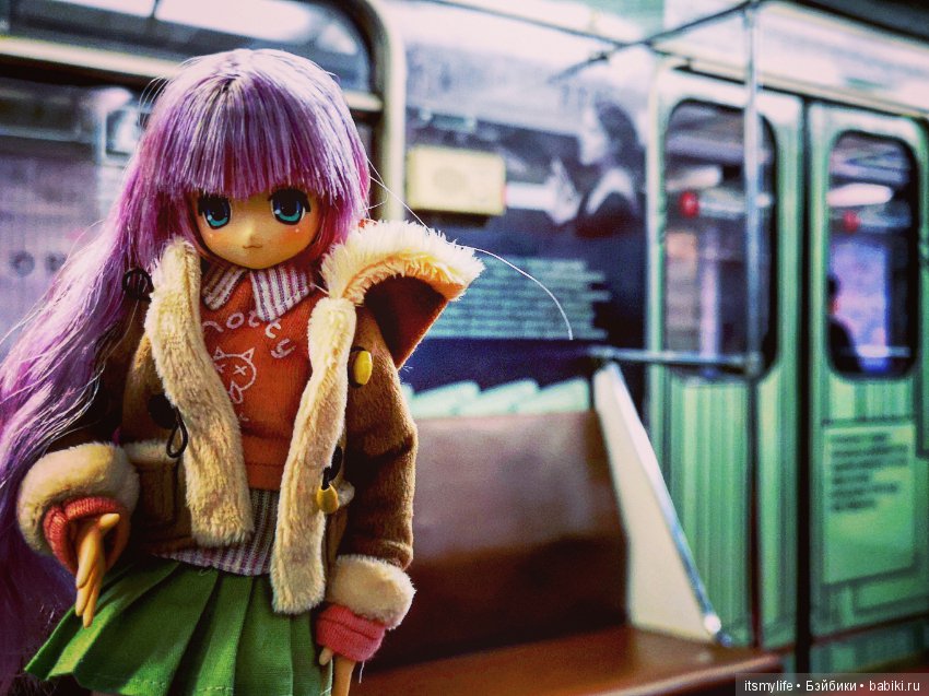 Минори Azone впервые в Московском метро (фото 6)