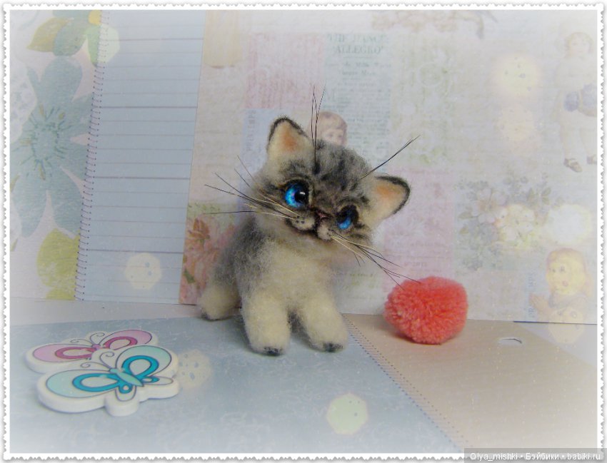 Котик. Авторская игрушка Ольги Чернухо (фото 6)