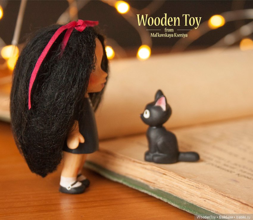 Маленькая колдунья с котиком (фото 6)