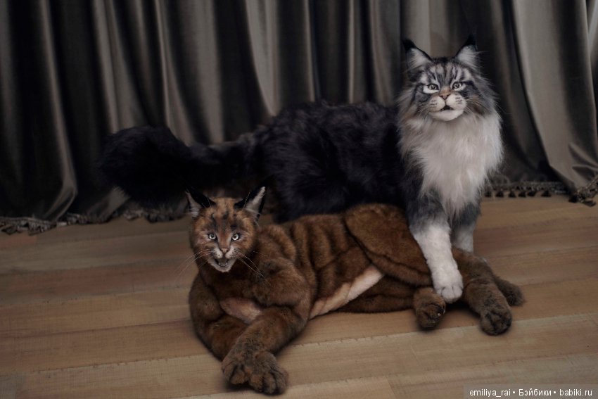 Мейн Кун подвижная игрушка 70 см