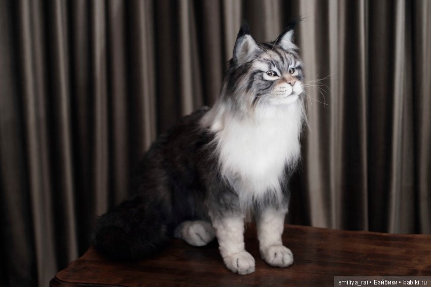 Мейн Кун подвижная игрушка 70 см