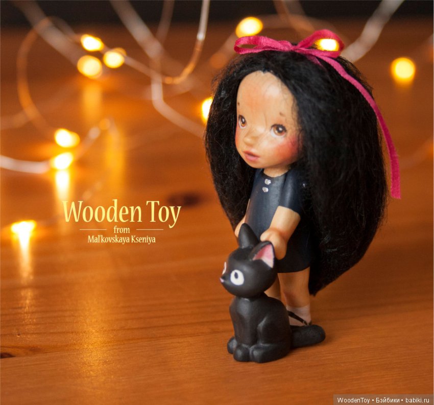 Маленькая колдунья с котиком (фото 4)