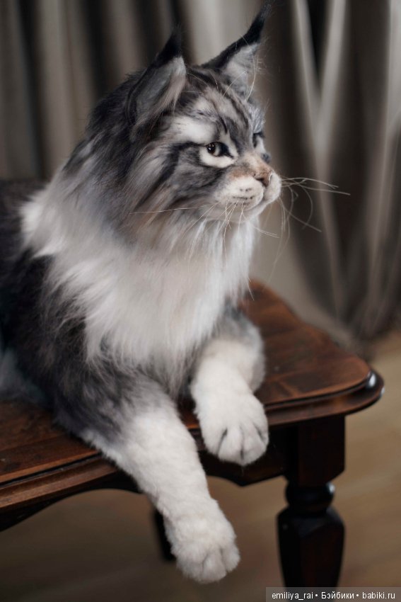 Мейн Кун подвижная игрушка 70 см (фото 4)