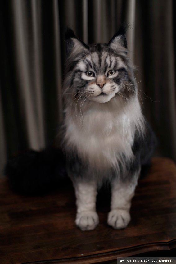 Мейн Кун подвижная игрушка 70 см