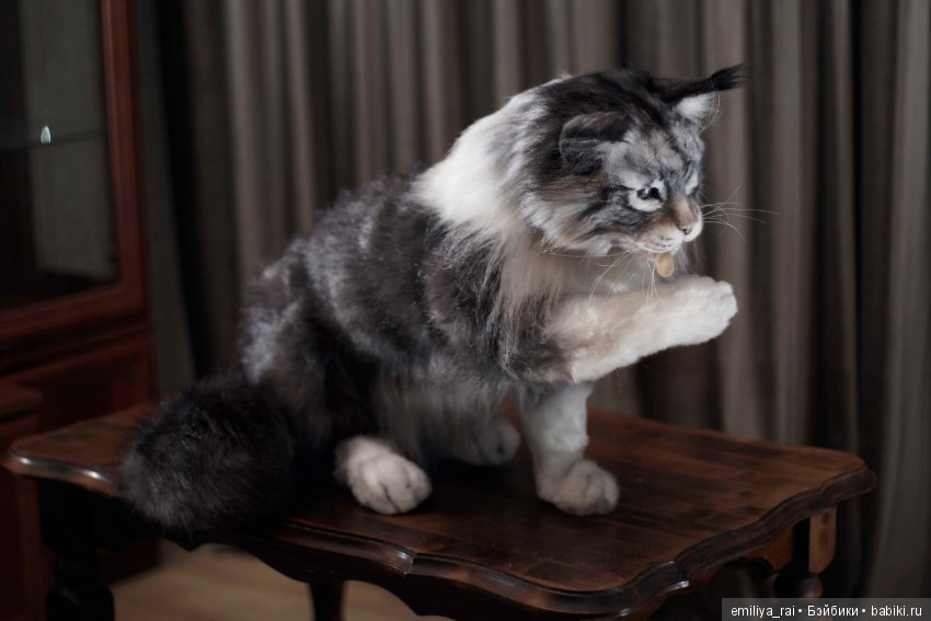 Мейн Кун подвижная игрушка 70 см