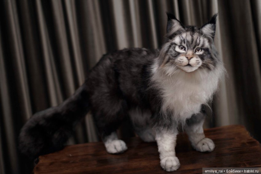 Мейн Кун подвижная игрушка 70 см