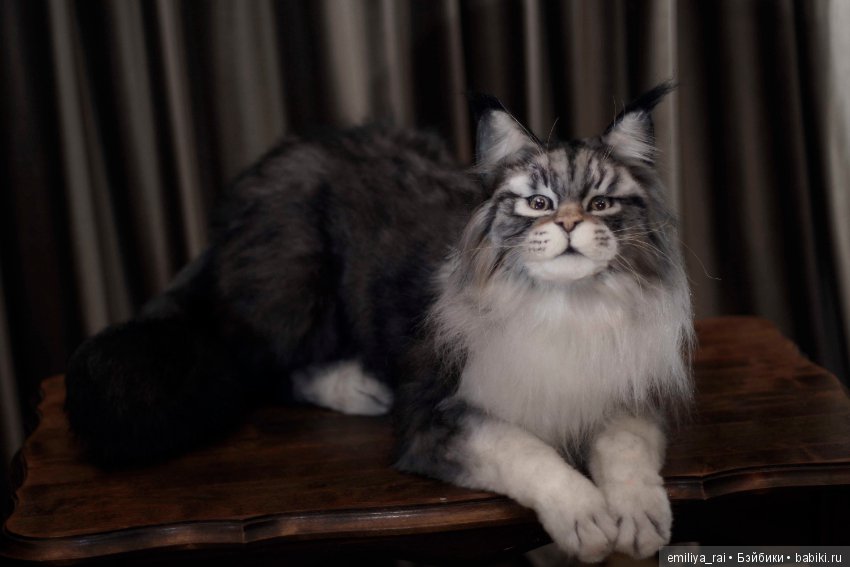 Мейн Кун подвижная игрушка 70 см (фото 10)