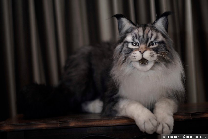 Мейн Кун подвижная игрушка 70 см