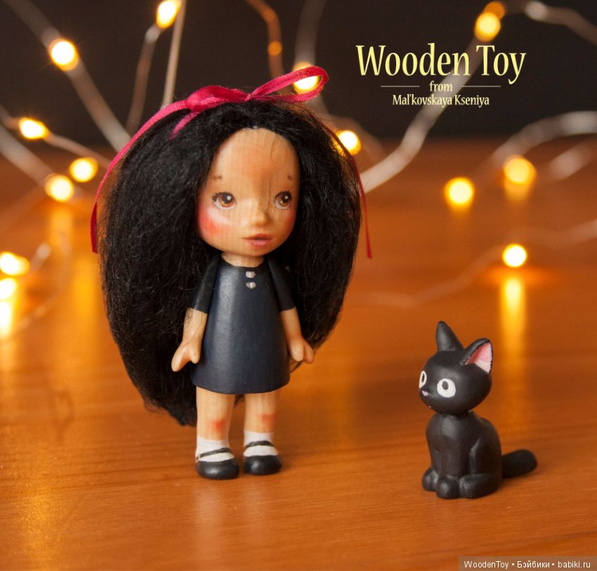 Маленькая колдунья с котиком (фото 5)