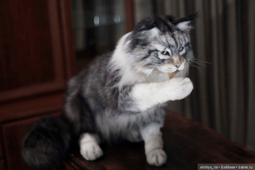 Мейн Кун подвижная игрушка 70 см