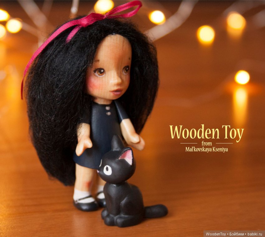 Маленькая колдунья с котиком (фото 3)