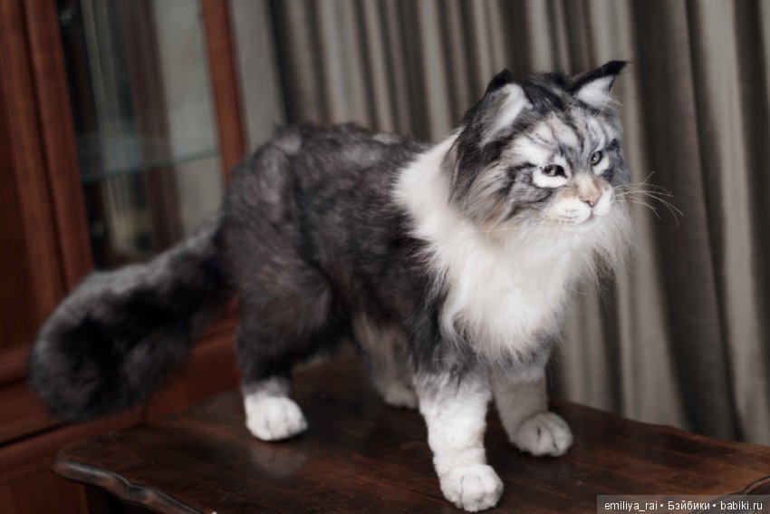 Мейн Кун подвижная игрушка 70 см