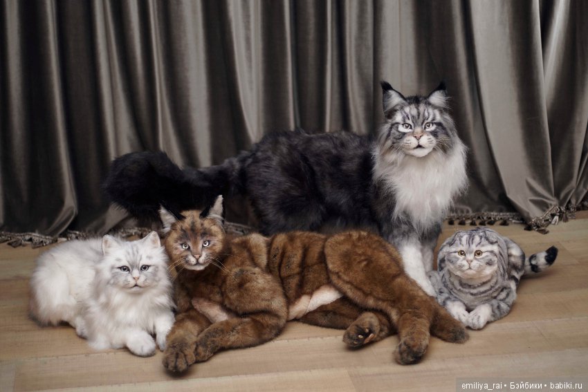 Мейн Кун подвижная игрушка 70 см