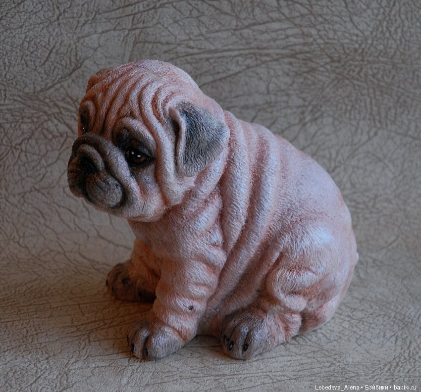 Гипсовый мопс, вариант №2 (фото 4)