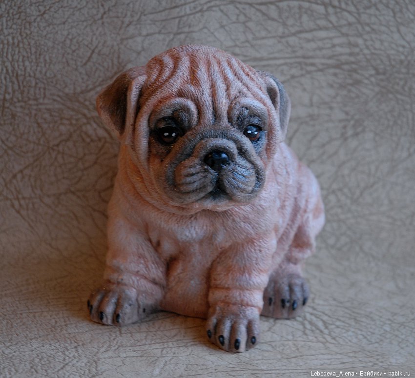 Гипсовый мопс, вариант №2