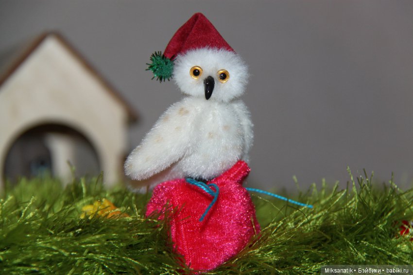 Совушки в технике тедди — Авторские мишки Тедди и друзья: фото (фото 5)