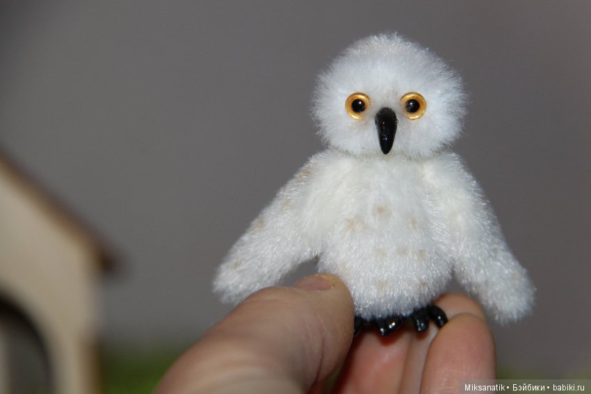 Совушки в технике тедди — Авторские мишки Тедди и друзья: фото (фото 6)