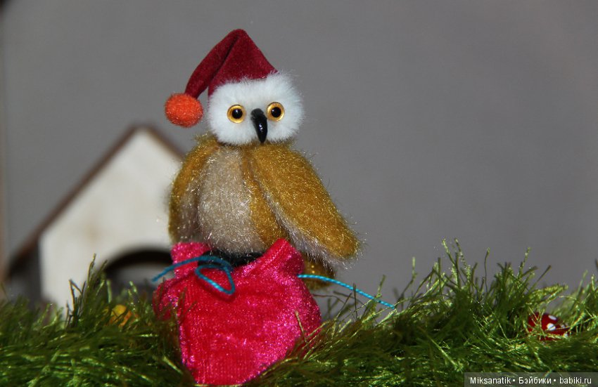 Совушки в технике тедди — Авторские мишки Тедди и друзья: фото (фото 4)