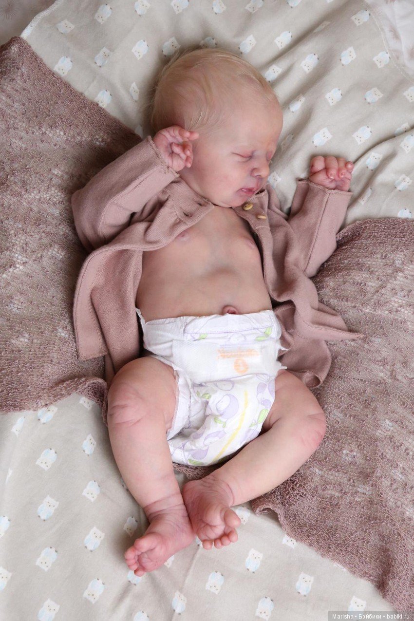 Realborn Alexa Asleep, автор куклы Елена Киприянова