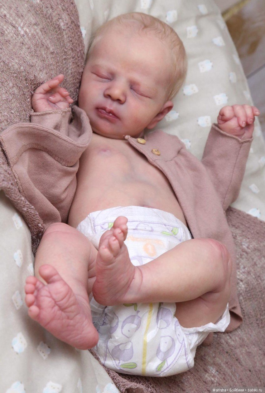 Realborn Alexa Asleep, автор куклы Елена Киприянова