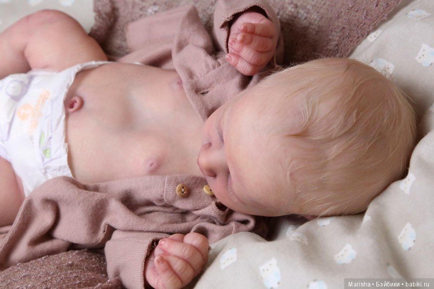 Realborn Alexa Asleep, автор куклы Елена Киприянова