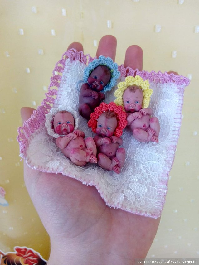 Силиконовые Дюймовочки — Авторские куклы из силикона: реалистичные (фото 9)