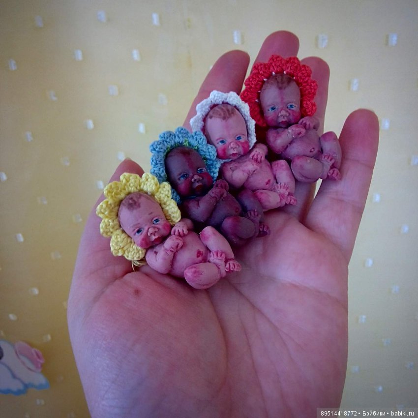 Силиконовые Дюймовочки — Авторские куклы из силикона: реалистичные (фото 8)