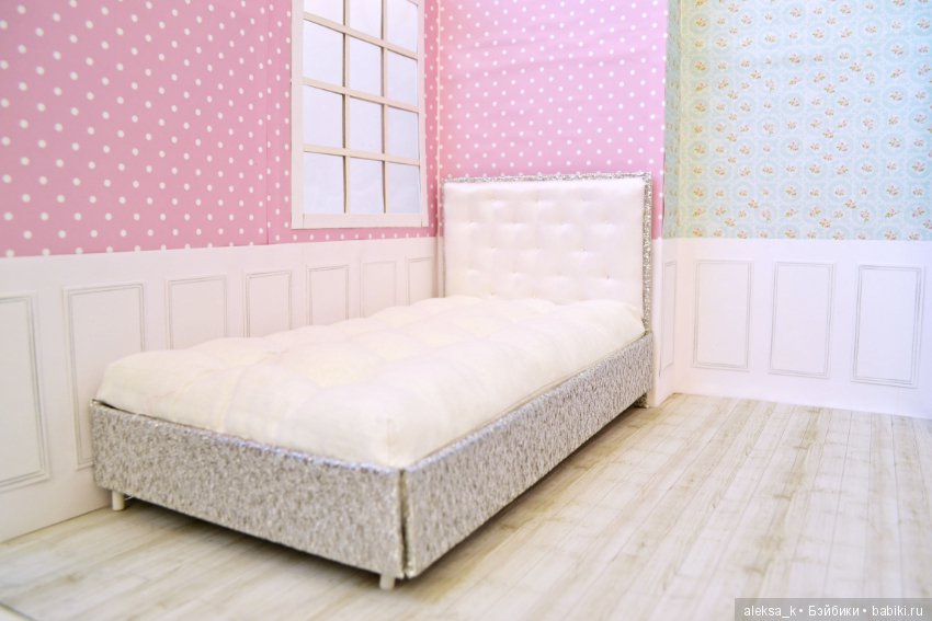 Новая кровать для Барби — Мебель для кукол и домиков: фото