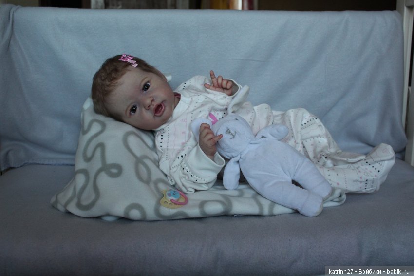 Кукла реборн Стефания( Стеша), молд Gertie. Мастер Ekaterina Abbyasova babies (фото 7)