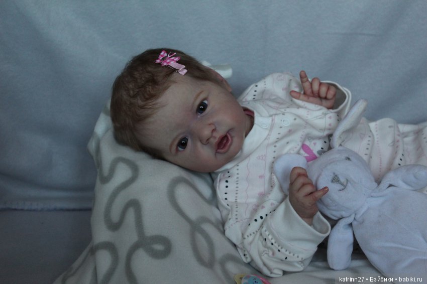 Кукла реборн Стефания( Стеша), молд Gertie. Мастер Ekaterina Abbyasova babies (фото 5)