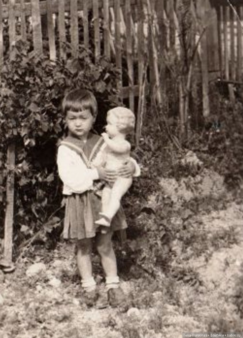 Дети, куклы, игрушки прошлых лет