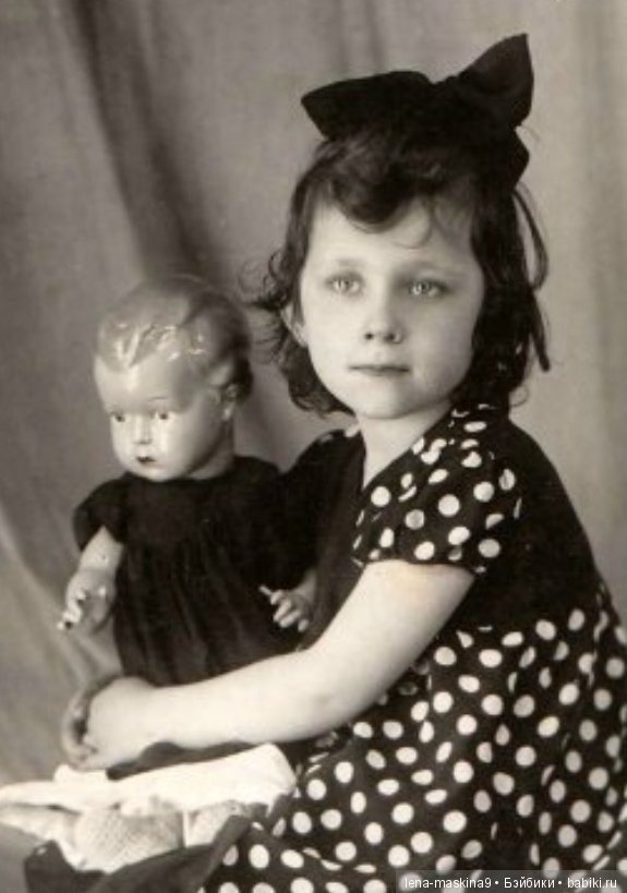 Дети, куклы, игрушки прошлых лет