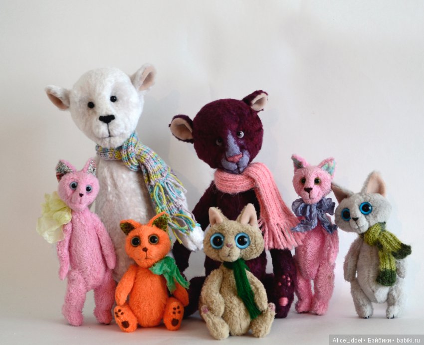 Карманные зверики — Авторские мишки Тедди и друзья: фото