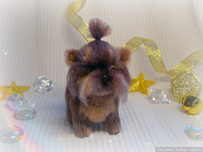 Щенок Йорик, авторская игрушка Ольги Чернухо (фото 3)