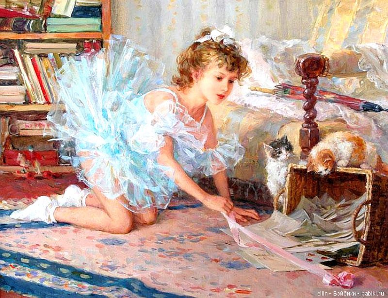 Прелестные детские образы в творчестве художника Константина Разумова (Россия)