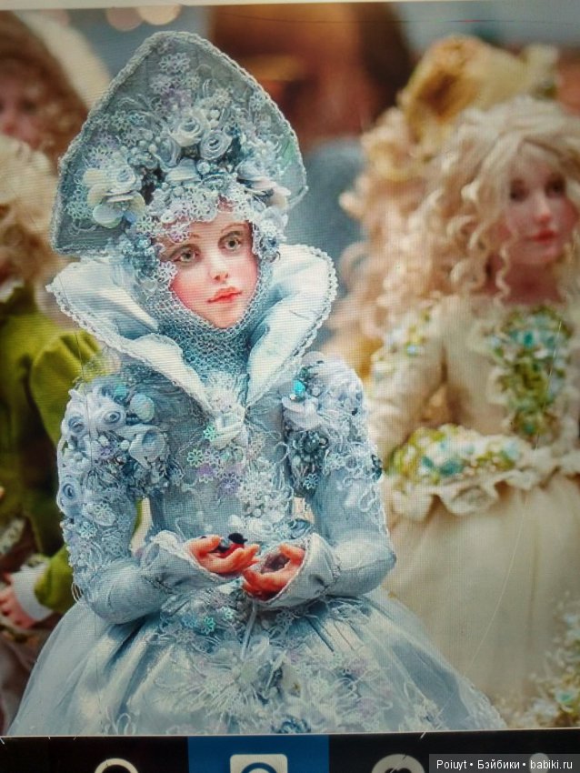 Вышивка в кукольном костюме. Часть вторая