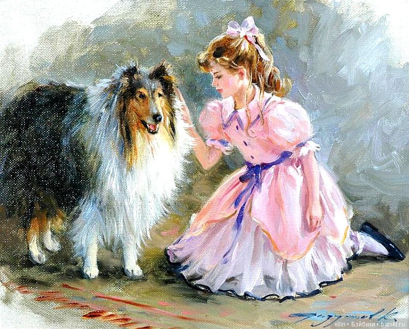 Прелестные детские образы в творчестве художника Константина Разумова (Россия)