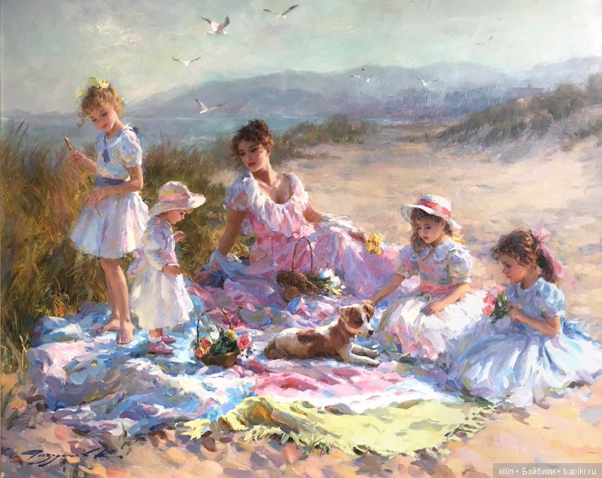 Прелестные детские образы в творчестве художника Константина Разумова (Россия)