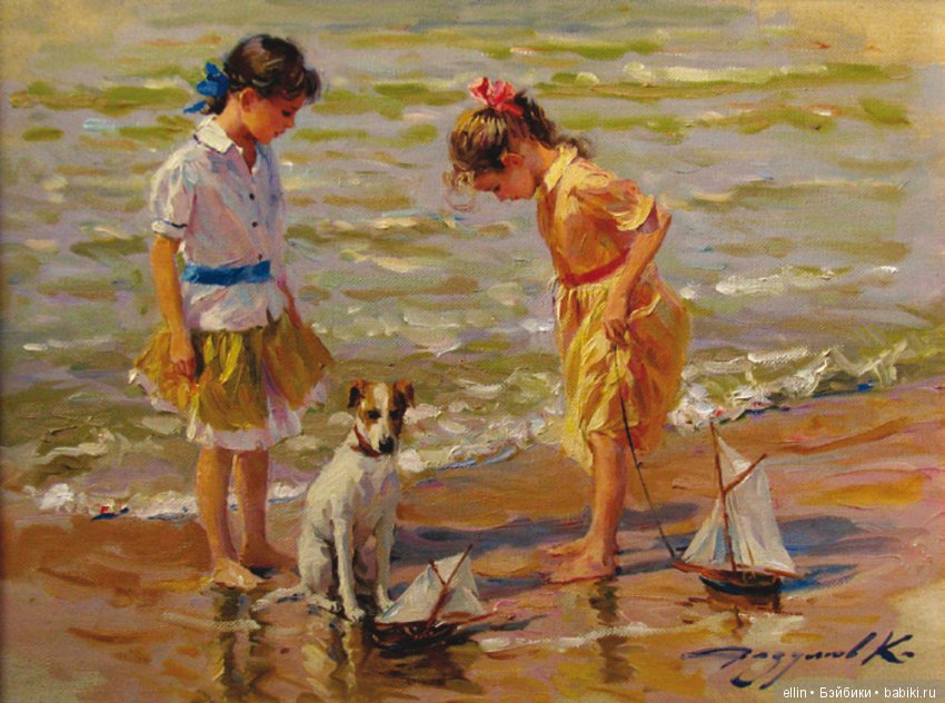 Прелестные детские образы в творчестве художника Константина Разумова (Россия)