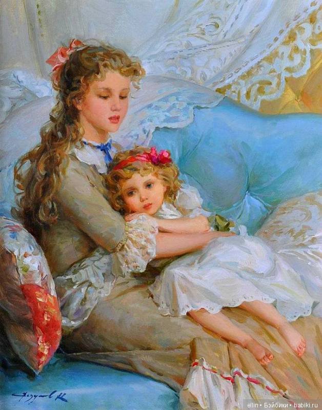 Прелестные детские образы в творчестве художника Константина Разумова (Россия)