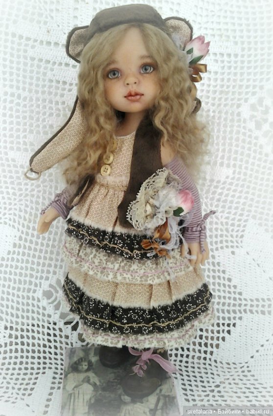 Мия и Мишель.Новогоднее настроение. ООАК кукол Паола Рейна (фото 5)