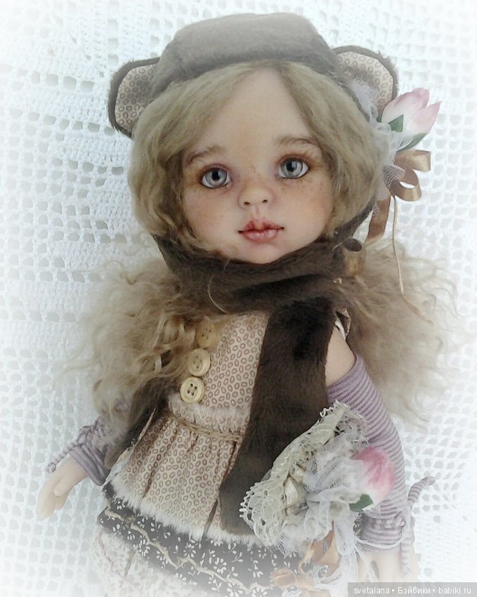 Мия и Мишель.Новогоднее настроение. ООАК кукол Паола Рейна (фото 8)