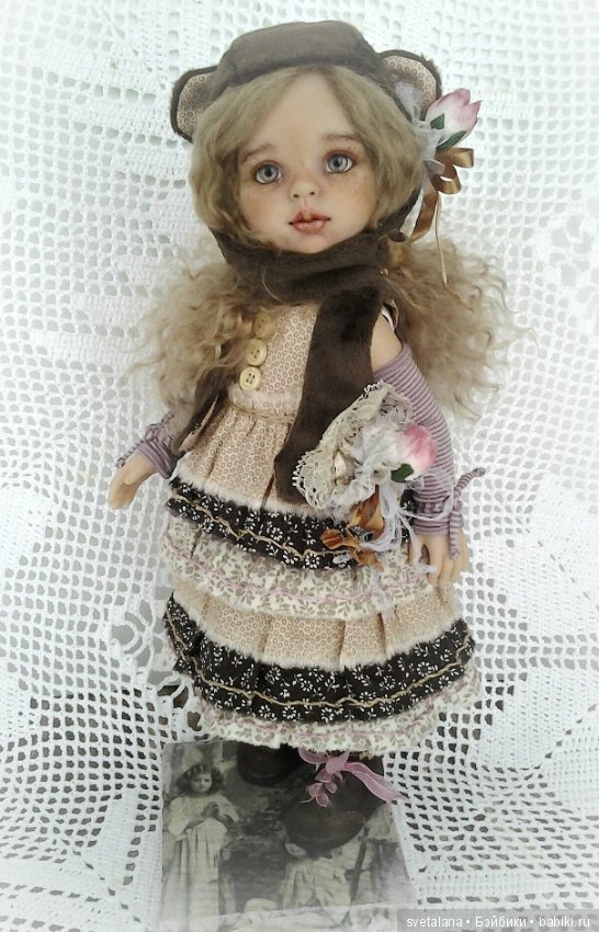 Мия и Мишель.Новогоднее настроение. ООАК кукол Паола Рейна (фото 6)