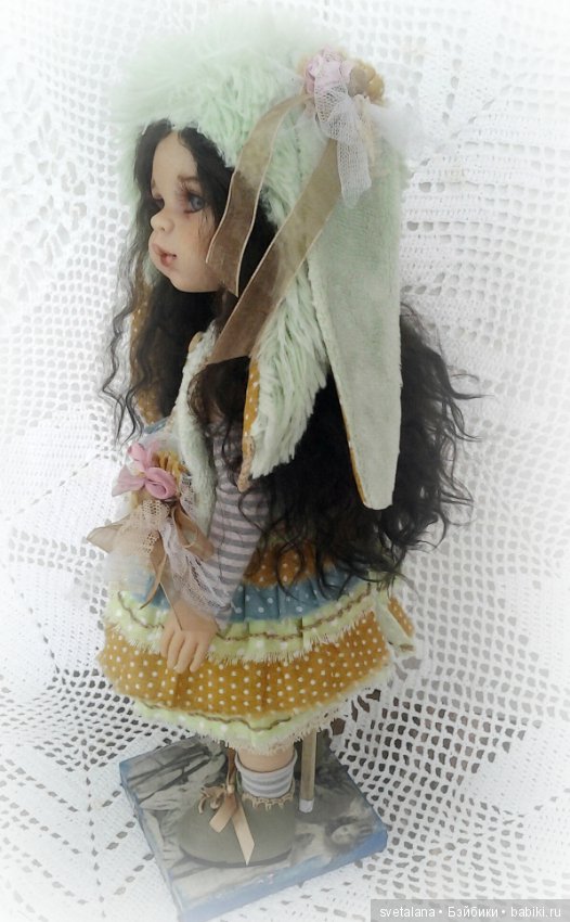 Мия и Мишель.Новогоднее настроение. ООАК кукол Паола Рейна (фото 4)