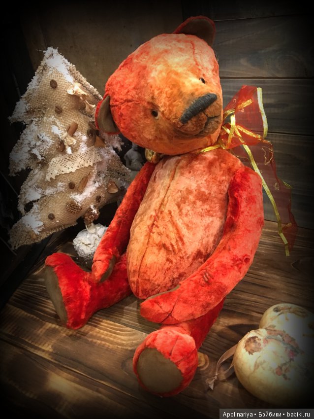 Red... мишка-тедди с ревуном