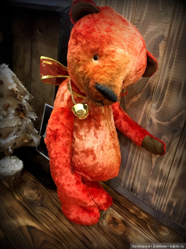 Red... мишка-тедди с ревуном (фото 4)