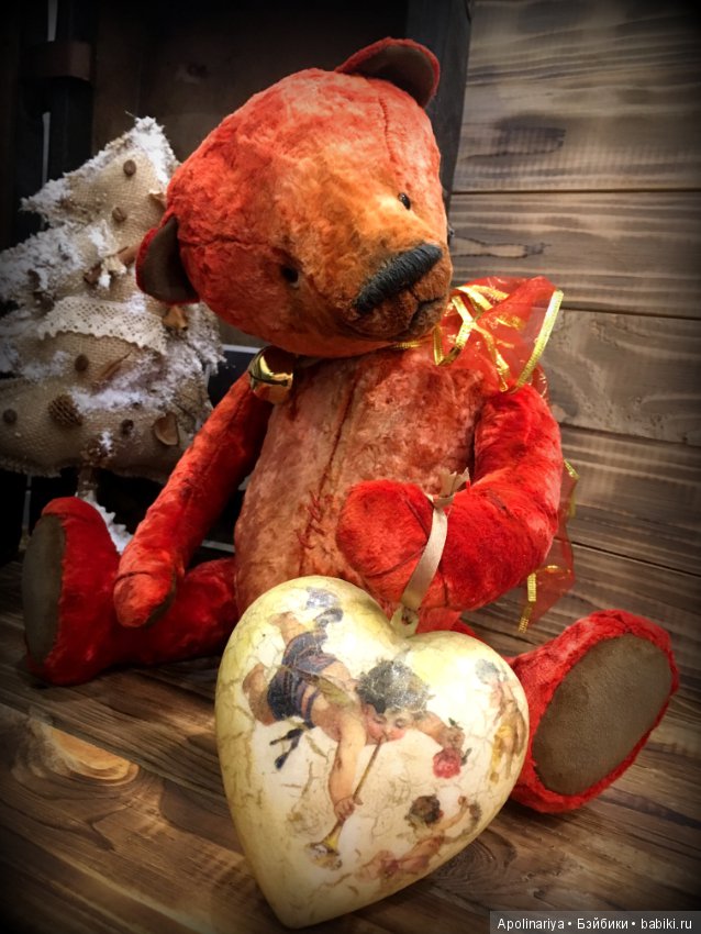 Red... мишка-тедди с ревуном (фото 2)