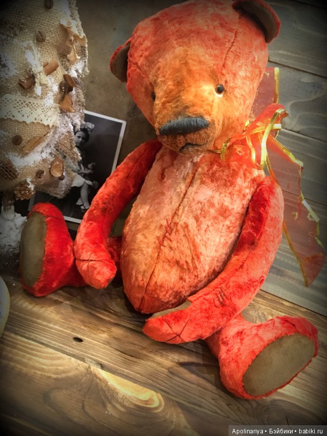 Red... мишка-тедди с ревуном (фото 8)