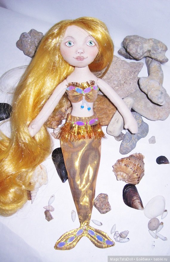 Мои русалочки — Авторские текстильные куклы: Вальдорфские