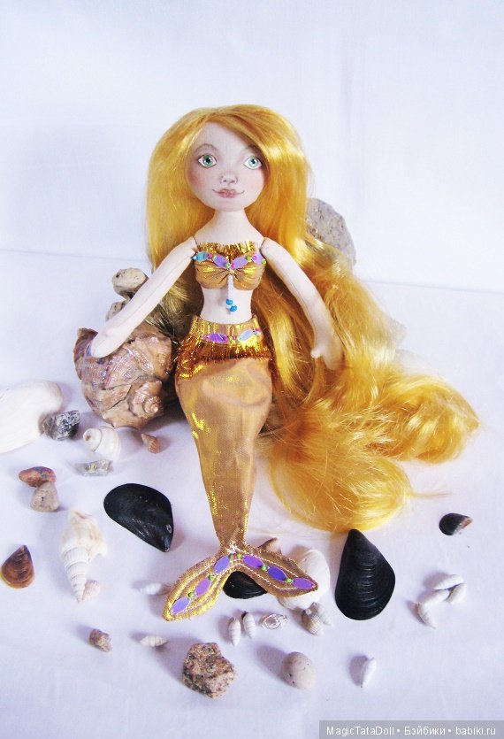 Мои русалочки — Авторские текстильные куклы: Вальдорфские (фото 9)